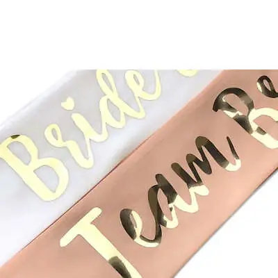 Bride To Be |Team Bride Hens Party Sash Sashes Night Bachelorette Bridal AUS • $6.95