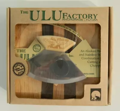 NEW Alaska Ulu Knife And Chopping Bowl Boxed Set Mountains & Eagle • $35