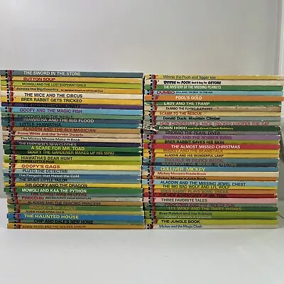 Vintage Lot Of 65 Disney Wonderful World Of Reading Children's Books • $64.99