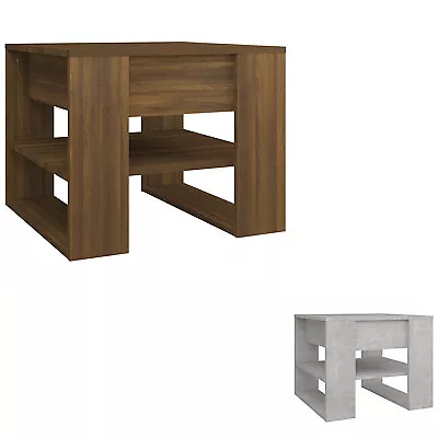 Coffee Table Storage Tables Shelf Entertainment Unit Engineered Wood VidaXL • $78.99
