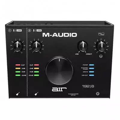 M-Audio AIR 192|6 USB Audio/Midi Interface 2-In/2-Out 24/192 Input/Output • $267.95