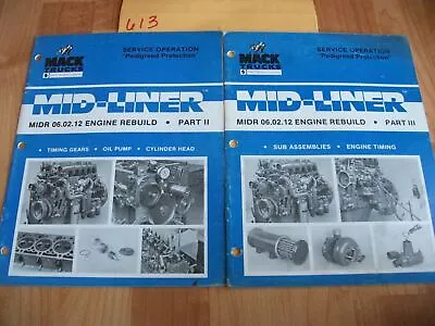 Mack Trucks MIDR 06.02.12 Engine Rebuild Manuals Parts 2 & 3 • $32.24