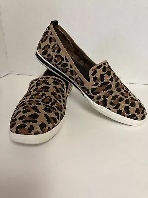 “Me Too” Meadow Leopard Print Sustainable Mesh Slip-on Shoes/Sneakers Size 9 • $25