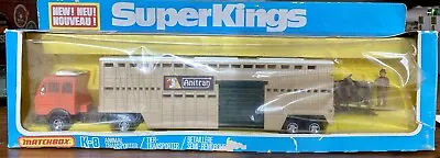 Matchbox K-8 SuperKings Animal Transporter Anitran NIP Semi Truck & Trailer • $29.99