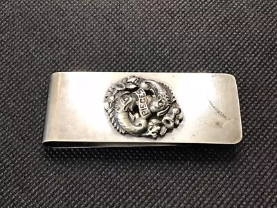 Vintage Pisces Sterling Silver MONEY CLIP By Guglielmo Cini 28.6 G • $39.88