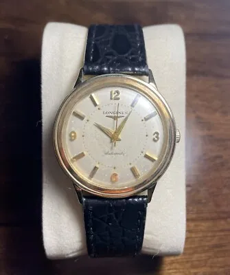 LONGINES Rare Vintage Swiss Automatic 10k Gold Filled 33mm Watch Great Buy • $220