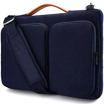 Sling Messenger Bag Fits Upto 14.1  Laptop/Macbook Detachable Shoulder Strap W • $43.23