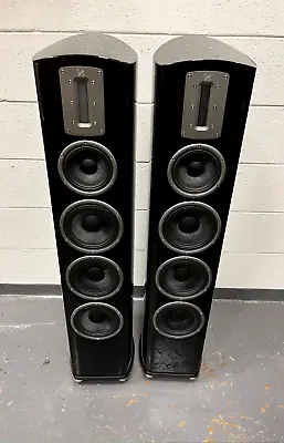 Quad Z4 Stereo Speakers In Gloss Black • £1750