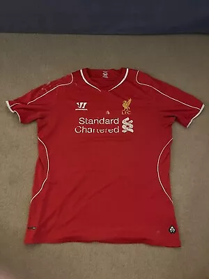Liverpool Home Football Shirt 2014/15 Adults XL Warrior • £18