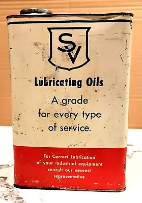 Rare Vintage SOCONY Lubricating Oils 1 Gallon CAN - Mobilgas Oil Mobil 1 Gal • $125