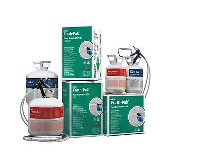 £535 • Buy Froth-Pak DIY Spray Foam Insulation Kit For Condensation, Insulation, Acoustic,