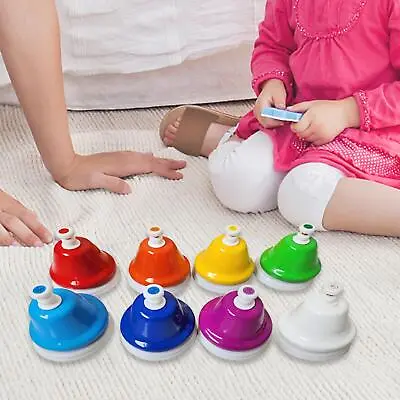 Desk Bells For Kids Colorful Children Musical Handbells Kids Play Desk • $33.21