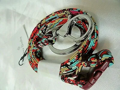 Vera Bradley's BREAKAWAY LANYARD In REGAL PAISLEY W Ring And Lobster Clip NWT • $17.99