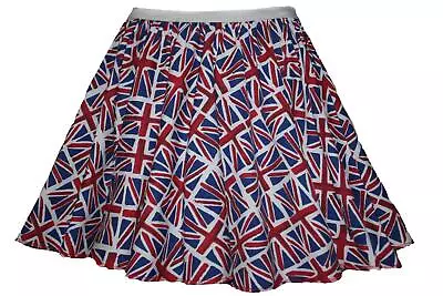 Childs Union Jack Flag Skirt United Kingdom Great Britain Supporters Fancy Dress • £14.45