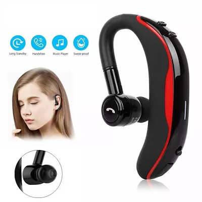 Wireless Bluetooth Earphone Sport Running Headset Earpiece With Volume Control • $19.31