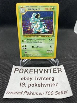 $19.99 • Buy Pokemon WOTC Nidoqueen 7/64 Jungle Set UNLIMITED Holofoil Rare NM