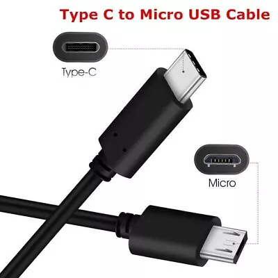 USB 3.1 USB-C Type C To Micro USB Male Sync OTG Charge Data Transfer Cable Cord • $2.49