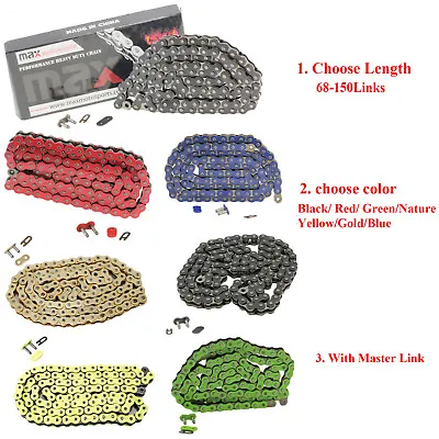 520  Motorcycle Atv Non O-Ring Drive Chain 520-Pitch  With 1 Connecting Link • $20.95