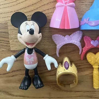 Disney Minnie Mouse Bowtique Dress Up Snap N Style Accessories 9 Pieces • $9.99