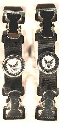 U.s. Navy Motorcycle Military Pants Boot Straps Heavy Duty Clip Made In Usa • $23.99