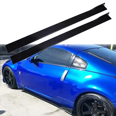 78.7  Side Skirt Extension Splitter Rocker Panels Lip For Nissan 350Z 370Z 03-23 • $89.11