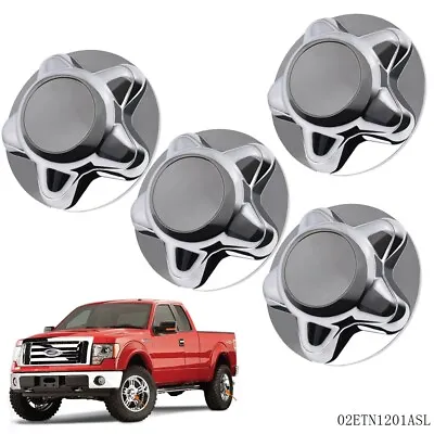 4 Pcs Chrome Wheel Hub Cap Center Cover Fit For 97- 03 Ford F150 Expedition Rim • $29.11