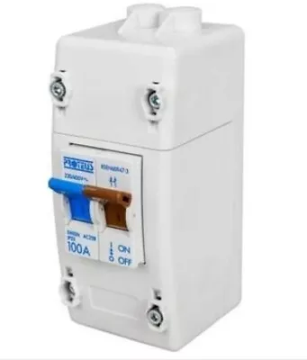 Proteus Double Pole Isolator Switch Mains 100 Amp • £10