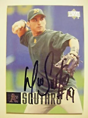 MARCO SCUTARO Signed A's 2006 Upper Deck Baseball Card AUTO RED SOX METS GIANTS • $59.95