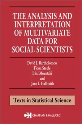 The Analysis And Interpretation Of Multivariate Data For Social S • $11.44