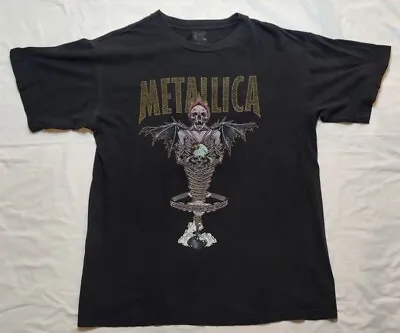 Vintage 1996 Metallica  King Nothing  Giant Tag Tour T-Shirt Pushead Art Sz L • $99.99