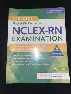 $14 • Buy Saunders Q And A Review For The NCLEX-RN® Examination By Angela Silvestri And...