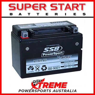 SSB 12V 260CCA 10AH VTX9-BS Kawasaki Z1000 Z1R 1978-1980 AGM Battery YTX9-BS • $109.95