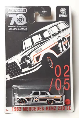 Matchbox 70 Years Special Edition 1962 Mercedes Benz 220 SE • $10