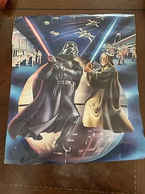 VTG 1978 Star Wars DARTH VADER OBI WAN Proctor & Gamble Promo Poster 18.5 X22.5” • $9.99