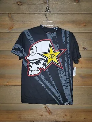 Rock Star Metal Mulisha All Over Print Pacsun Mens Medium Tshirt • $22.50