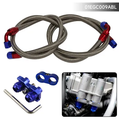 Oil Cooler Adapter Hose Kit Fit For BMW E36 E82 E9X 135/335 E46 M3 Blue • $85.40