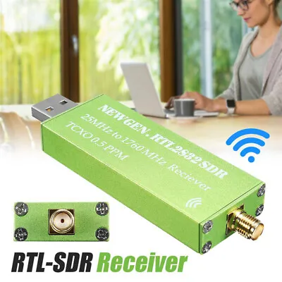 RTL-SDR 0.5 PPM TCXO RTL2832U R820T2 RTL SDR Receiver USB AM FM Software Radio • $26.98