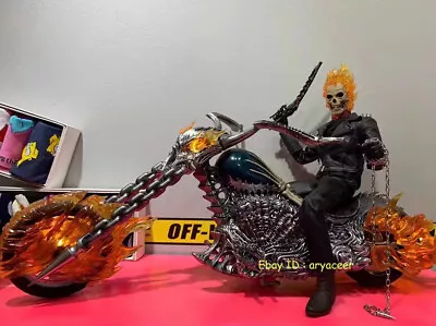 Hot Toys MMS133 Ghost Rider With Hellcycle 1/6 Action Figure In Stock • $749.99