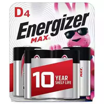 MAX D Batteries (4-Pack) D Cell Alkaline Batteries • $11.97