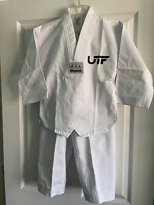 Martial Arts Uniform Tae Kwon Do Child's Gi 000/120 Cm White Pants Top • $15