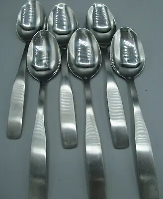 6 Cambridge MADISON Place Oval Spoons 7-1/2  Stainless Flatware VGC • $14.95