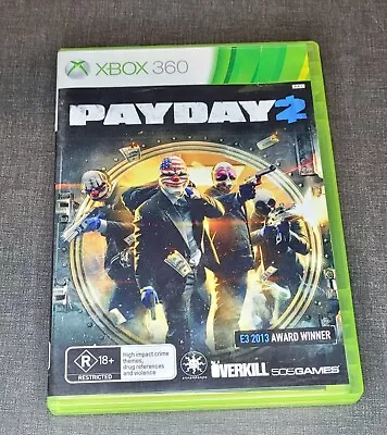 Payday 2 - Xbox 360 PAL - Complete With Manual • $6.99