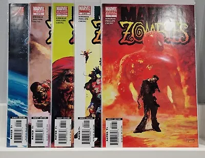 Marvel Zombies (Marvel 2006) 1-5 Complete Set Kirkman Phillips Suydam 1 2 3 4 5 • $114.99