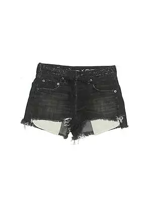 Erin Wasson X RVCA Women Black Denim Shorts 26W • $26.74