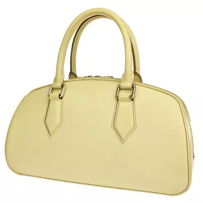 LOUIS VUITTON LV Logo Jasmine Hand Bag Epi Leather Ivory Silver M5285J 34GA058 • $332.64