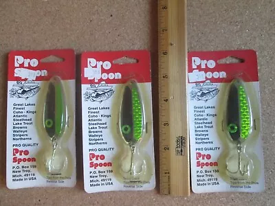 Lot 758 - Vintage NEW Three (3) Pro King Spoons From 1990s ? • $10