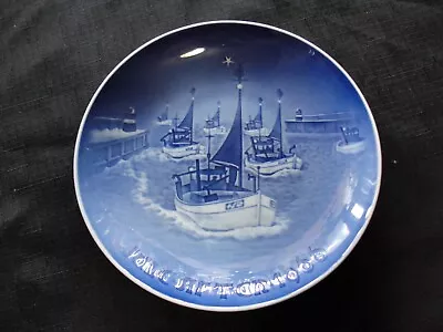 B & G Bing And Grondahl - Denmark 1966 Annual 7  Christmas Plate   Jule After  • $30