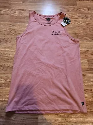 NWT Maui And Sons Rose Pink Tank Top Sleeveless Shirt Mens Small • $16