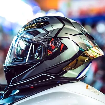 Motorcycle Helmet Men Women Full Face Helmet DOT Approved Motocross Helmets • $159