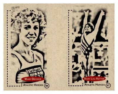 #UL1144 MARY DECKER MARY LOU RETTON Rare Uncut Legends Card Strip • $12.99